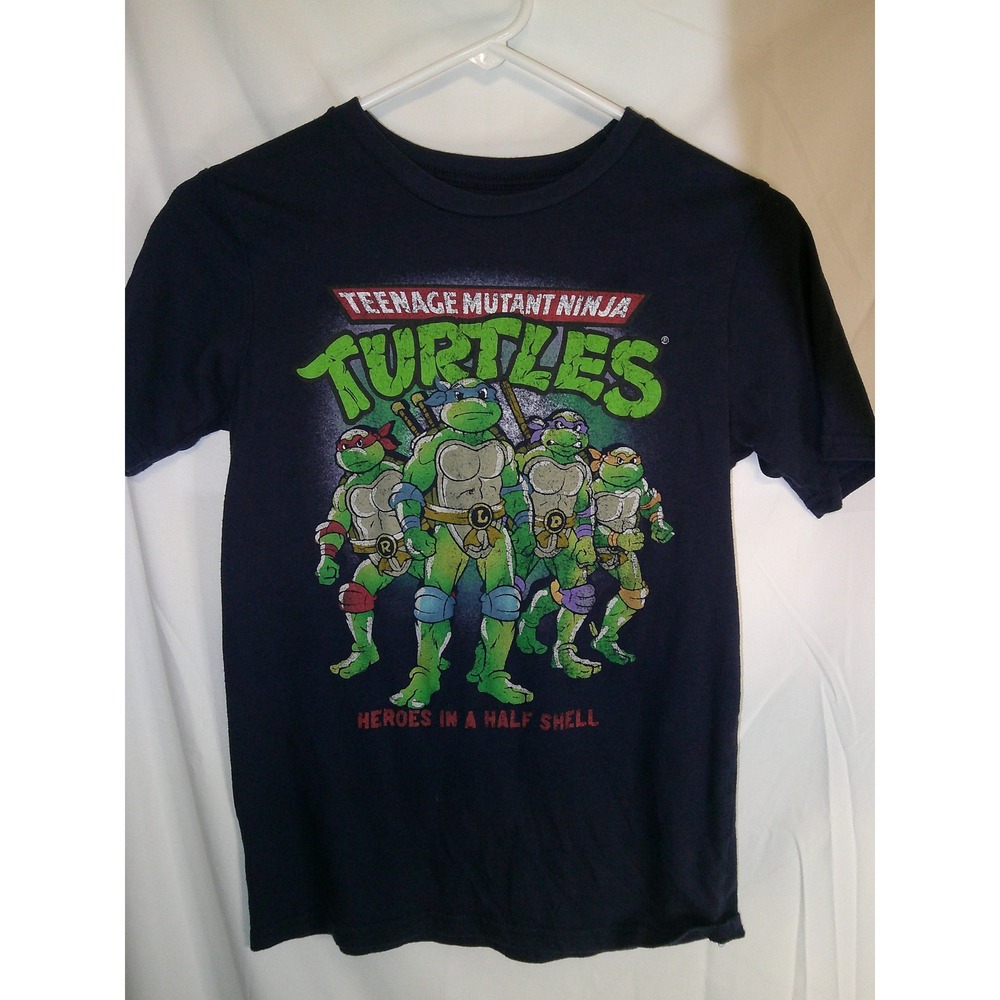 Nickelodeon Teenage‎ Mutant Ninja Turtles Graphic Tee Heroes Half Shell L